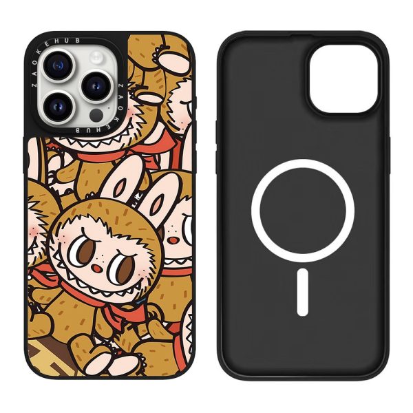 BIG FACE LABUBU CELL PHONE CASE WITH MADSAFE - 图片 5