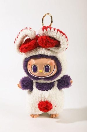 LABUBU Collectible Plush Toy Keyring Charm